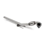Large Bore Downpipe with Catalyst Delete (For Milltek Cat-Back) SSXVW051