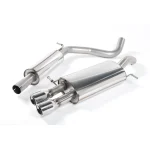 Milltek Sport SSXVW109 Resonated (Quieter) Cat-Back Exhaust System with Twin JET Trims