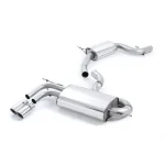 Milltek Sport SSXVW148 Resonated (Quieter) Cat-Back Exhaust System with Twin Polished Trims