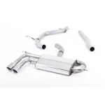 Milltek Sport SSXVW149 Non-Resonated (Louder) Cat-Back Exhaust System with Polished Trims