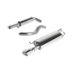 Milltek Sport SSXVW151 Resonated (Quieter) Cat-Back Exhaust System with Single GT100 Tip