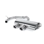 Milltek Sport SSXVW168 Non-Resonated (Louder) Cat-Back Exhaust System with GT100 Trims (For R32 Valance)