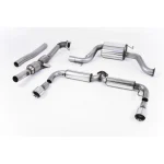 Milltek Sport SSXVW178 Resonated (Quieter) Turbo-Back Exhaust System with Hi-Flow Sports Catalyst & Polished Trims