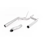 Milltek Sport SSXVW304 Non-Resonated (Louder) DPF-Back Exhaust System with Discrete Tip