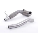 Stainless Steel Cast Downpipe with Race Cat (For Milltek Cat-Back) SSXVW388