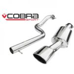 Cobra Cat Back System (nicht resoniert) * 4-fach Stoßstange erforderlich VW Golf MK4 (1J) 1.4 & 1.6