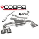 Cobra Turbo Rückensystem (mit De-Cat & Non-Resonated) VW Golf R MK7 (5G)