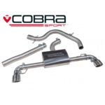 Cobra Sport Cat Back System - Doppelausgang / Passend für GTI Valance Golf GT TDI Mk6 (5K) 140PS