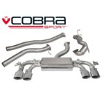 Cobra Sport Turbo Back Package (mit Sportkatze und ohne Resonanz) - Valved Golf R Mk7 (5G)