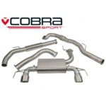 Cobra Sport Turbo Back Package (mit De-Cat & Resonator) Corsa E VXR