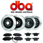 DBA-Bremssatz (2x DBA DBA 42659S-10 + DB1789XP)