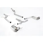 Milltek Sport SSXAU666MP Non-Resonated (Louder) Cat-Back Exhaust Systems with Tips