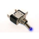 Grayston Ein / Aus Blau LED-Kippschalter - Lucar-Anschlüsse -25 Amp