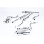 Milltek Sport SSXAU094 Resonated (Quieter) Cat-Back Exhaust System with 100mm Polished trims