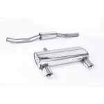 Milltek Sport SSXAU238 Resonated (Quieter) Cat-Back Exhaust System with GT100 Trims