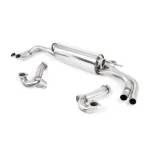 Milltek Sport SSXAU269 Race Cat-Back Race Exhaust System - Uses OE Trims