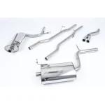 Milltek Sport SSXAU516 Non-Resonated (Louder) Cat-Back Exhaust System with GT100 Trims (For Tiptronic Models)