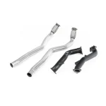 Large Bore Downpipes with Catalyst Bypass Pipes (For Milltek Cat-Back) SSXAU555