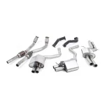 Milltek Sport SSXAU596 Resonated (Quieter) Complete Exhaust System - Uses OE Tips