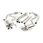 Milltek Sport SSXAU656MP Non-Resonated (Louder) Cat-Back Exhaust Systems