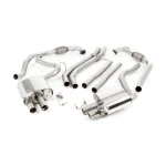 Milltek Sport SSXAU690MP Non-Resonated (Louder) Cat-Back Exhaust Systems