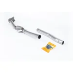 Stainless Steel Cast Large Bore Downpipe with Catalyst Delete (For Milltek 2.75" Cat-Back) SSXAU747