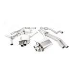 Milltek Sport AU-RS5-1676-RCB Resonated (Quieter) Cat-Back Exhaust Systems