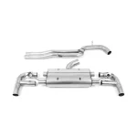 Milltek Sport AU-RS3-1640-NR80 80MM Non-Resonated (Louder) Cat-Back Exhaust System