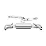 Milltek Sport SSXAU898 Front Pipe Back Exhaust - Uses OE Trims