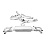 Milltek Sport SSXAU899 Non-Resonated (Louder) OPF Back Exhaust - Uses OE Trims