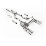 Milltek Sport SSXBM1117 GPF / OPF Back Race Exhaust System with Polished GT-90 Trims