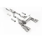 Milltek Sport SSXBM1119 GPF / OPF Back Race Exhaust System with Titanium GT-90 Trims