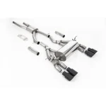 Milltek Sport SSXBM1125 GPF / OPF Back Road Exhaust System with Cerakote Black GT-90 Trims