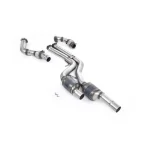 Milltek Sport SSXBM1127 Large Bore Downpipe with GPF/OPF Delete and High Flow Sports Cat