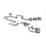 Milltek Sport SSXBM1185 OPF/GPF Back System with valved Rear Silencer Bypass & GT-115 Polished Trims