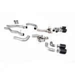 Milltek Sport SSXBM1189 OPF/GPF Back System with valved Rear Silencer Bypass & JET-115 Carbon Trims