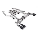 Milltek Sport SSXBM1228 Cat Back Exhaust System with Cerakote Black GT-100 Trims