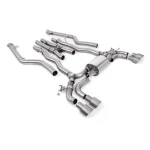 Milltek Sport SSXBM1229 Cat Back Exhaust System with Brushed Titanium GT-100 Trims