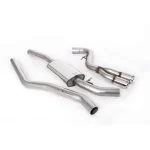 Milltek Sport SSXBM951 Cat-Back Exhaust System with Twin Polished Trim Assembly