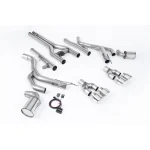 Milltek Sport SSXDOD101 Front Pipe-back with Active 'H' System and Polished GT-100 Tips