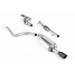 Milltek Sport SSXFD054 Full Non-Resonated (Louder) Exhaust System with Hi-Flow Sports Catalyst & Ceramic Coated Satin Black Trim