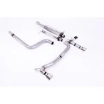Milltek Sport SSXFD367 GPF Back Maxton Designs Dual Outlet System with Polished GT-100 Trims