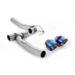 Upgrade Kit for Existing Milltek Cat Back Systems with Burnt/Blue Titanium GT-100 Trims SSXFD382