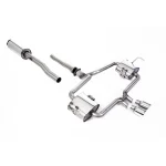 Milltek Sport SSXM477 Resonated (Quieter) Cat Back Exhaust System with Polished Trims