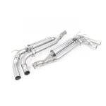 Milltek Sport SSXMZ128 Cat-Back Exhaust System with Carbon JET-90 Trims