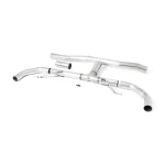 Milltek Sport SSXMZ130 Non-Valved GPF/OPF Back Race Exhaust System - Uses OE Trims