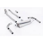 Milltek Sport SSXMZ146 Non-Resonated & Non-Valved (Louder) Cat-Back Exhaust - Uses OE Trims