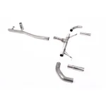 Milltek Sport SSXMZ148 Race Non-Valved GPF-Back Exhaust (Loudest) - Uses OE Trims