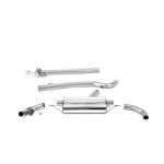 Milltek Sport SSXMZ153 Non-Resonated (Louder) GPF Back Exhaust System - Uses OE Trims