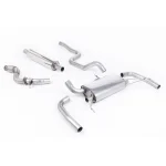 Milltek Sport SSXPE113 Resonated (Quieter) Cat-Back Exhaust System - Uses OE Trims